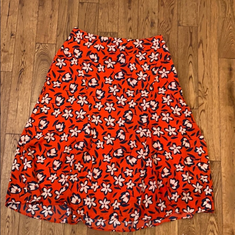 Floral Midi Skirt